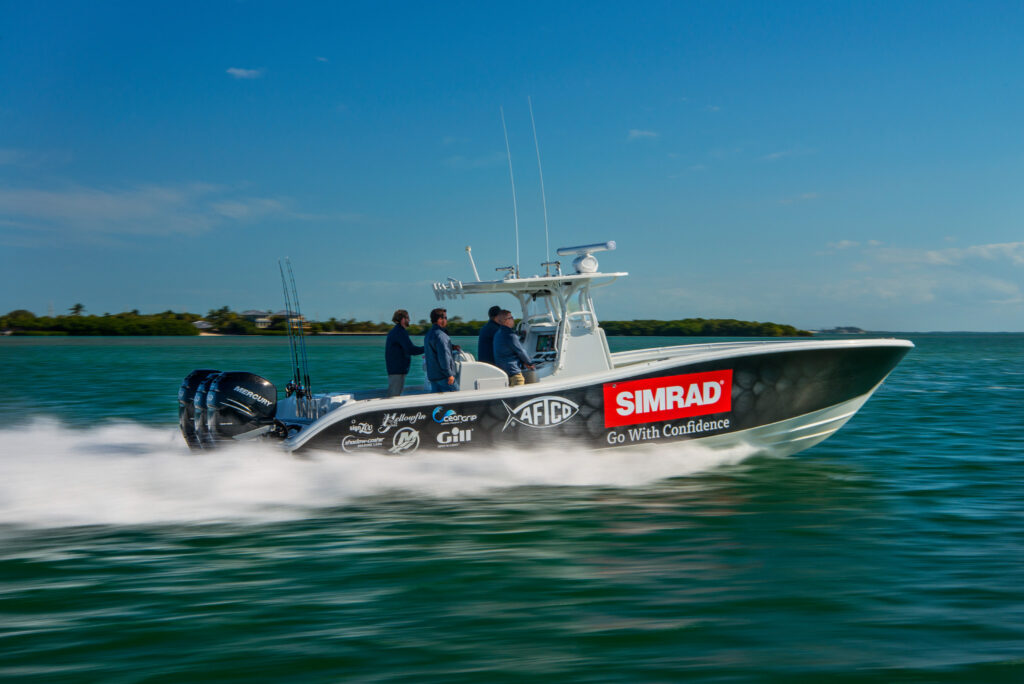 SIMRAD Scales Boat
